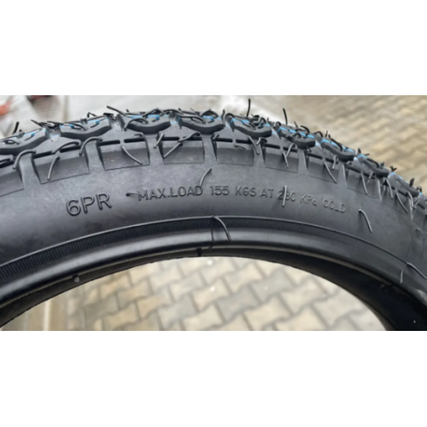 Покришка 2.50-17 з камерою 6 PR для мотоциклів Альфа Дельта