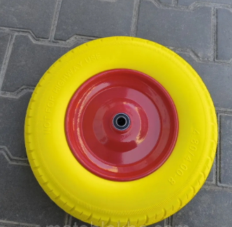 Колесо в зборі 4.80/4.00-8 на тачку з пінополіуретану під вісь 16 мм