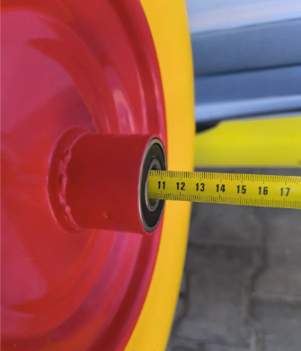 Колесо в зборі 4.80/4.00-8 до тачки з пінополіуретану фірми ВС Польща  