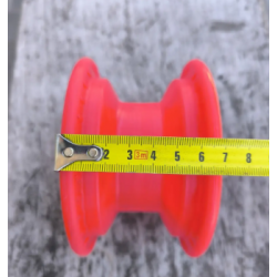 Диск на тачку для шин 3.00-4 (3.50-4) пластиковий під вісь 20 мм 