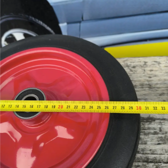 Колесо в зборі Лите 300 мм вісь 20 мм до тачки безкамерне гусматік