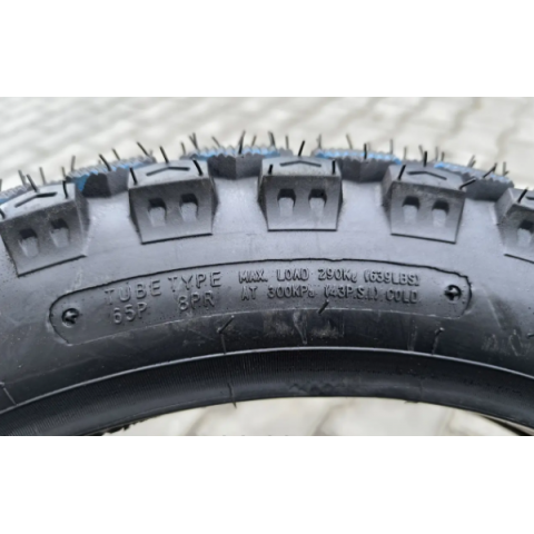 Покришка 3.50-18 з камерою ZM- 215 6PR Шипована на мотоцикл Иж