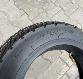 Покришка з камерою 3.00-10 Тайвань PF-120 на скутер Хонда Ямаха 