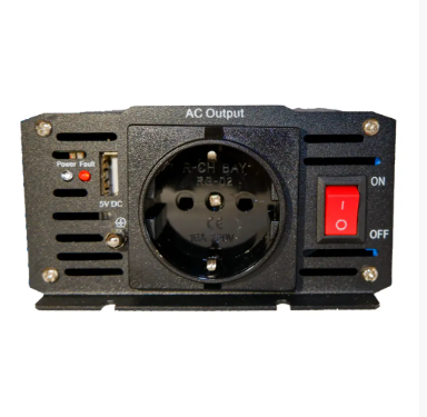 Інвертор перетворювач напруги ZEGOR DPR-500 (500W, 12/220V, чиста синусоїда)