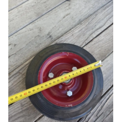 Колесо на візок 200 мм під вісь 12 мм гусматік