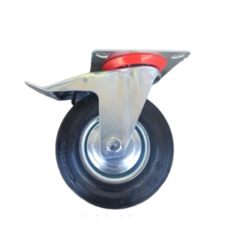 Колесо поворотне з гальмом 125 мм на мобільні стенди перевізне обладнання