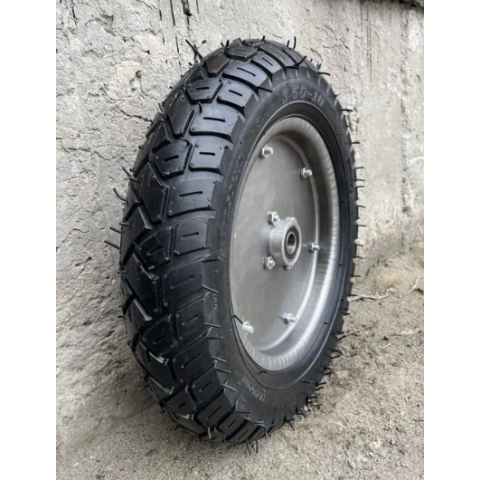Колесо в зборі 3.50-10 на будівельну тачку причеп