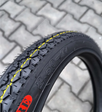 Резина 2.50-17 з камерою Тайвань 6 PR SС-TYRE на мотоцикл 