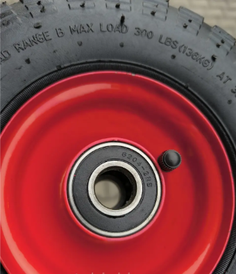 Колесо до тачки 4.10/3.50-4 під вісь 20 мм Пневматичне