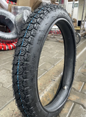 Покришка 2.50-17 з камерою 6 PR для мотоциклів Альфа Дельта