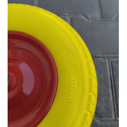 Колесо в зборі 4.80/4.00-8 на тачку з пінополіуретану під вісь 16 мм