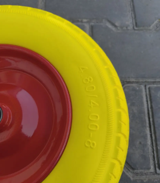 Колесо в зборі 4.80/4.00-8 на тачку з пінополіуретану під вісь 16 мм