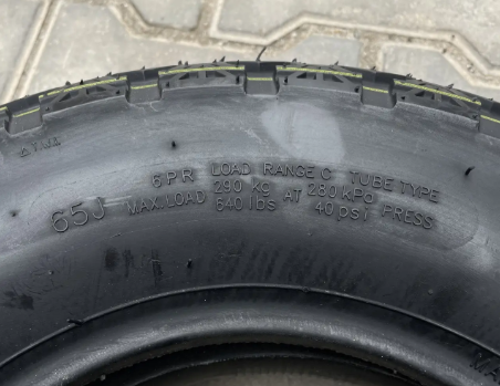 Шина з камерою 4.00-10 до будівельної тачки 6 PR 290 кг