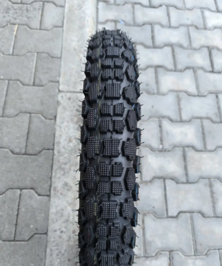 Покришка 3.50-18 з камерою ZM- 215 6PR Шипована на мотоцикл Иж