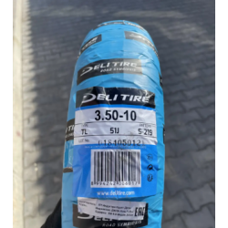 Покришка 3.50-10 безкамерна на скутер Делі S-219 Індонезія