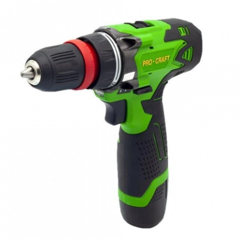 Шуруповерт Procraft Industrial PA-12DFR в кейсі з 2 акумуляторами