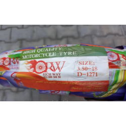 Покришка з камерою 3.50-18 RICH WAY для мотоцикла Іж 