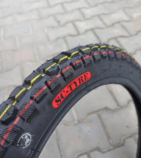 Мотошина 2.50-17 з камерою SC-TYRE шипована до мотоцикла Альфа Дельта