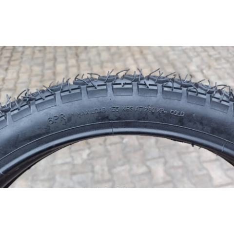 Покришка 2.50-17 з камерою 6 PR для мотоциклів Альфа Дельта