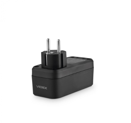 Мережевий адаптер Videx з/з 1п 2.4A 2USB+USB-C Oncord