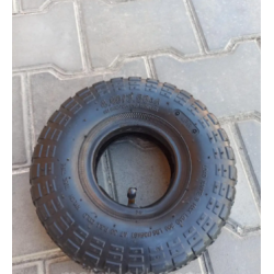 Покришка 3.50-4 з камерою на тачку
