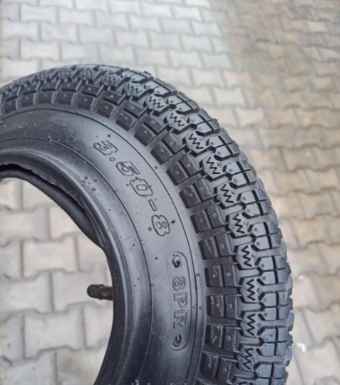 Шина з камерою 3.50-8 на тачку посилена Тайвань 8 PR