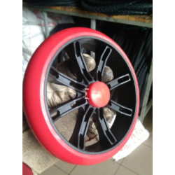 Колесо 160/8 до кравчучки + защолка під вісь 8 мм 