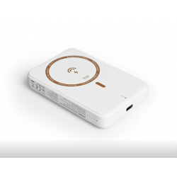 Повербанк з бездротовою зарядкою 10000mAh VIDEX VPB-331 PD20W Білий