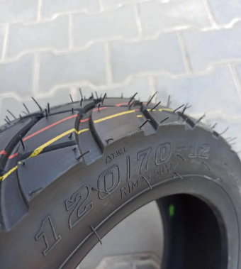Резина 120.70-12 SC-TYRE-222 на скутер/мотоцикл