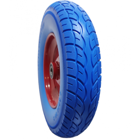 Колесо на тачку 4.80/4.00-8 пінополіуретанове під вісь 20 мм