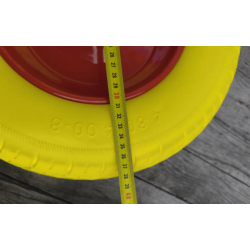 Колесо в зборі 4.80/4.00-8 на тачку з пінополіуретану під вісь 16 мм