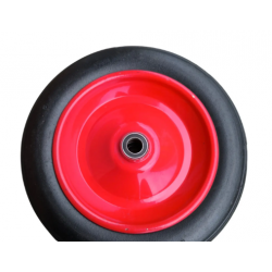 Колесо безкамерне гусматік 300 мм під вісь 20 мм в зборі для візків Аслан 