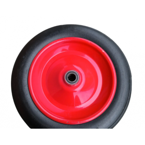Колесо безкамерне гусматік 300 мм під вісь 20 мм в зборі для візків Аслан 