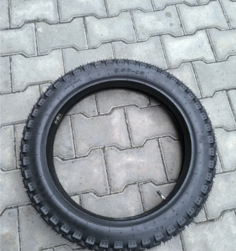 Покришка 3.50-18 з камерою ZM- 215 6PR Шипована на мотоцикл Иж