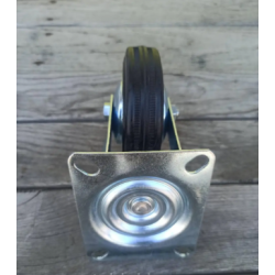 Колесо поворотне 100 мм без гальма на мобільні стенди вітрини тумби