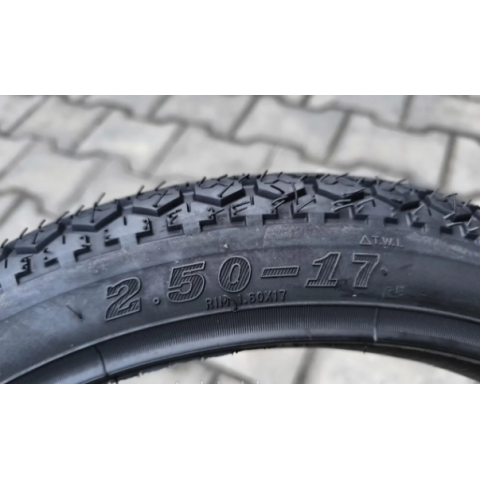 Резина 2.50-17 з камерою Тайвань 6 PR SС-TYRE на мотоцикл 