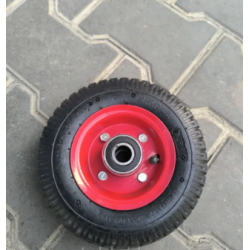 Колесо 2.50-4 в зборі на візок Пневматичне 200 мм під вісь 20 мм
