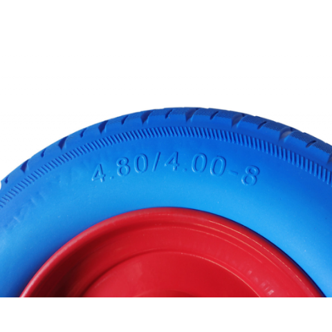 Колесо на тачку 4.80/4.00-8 пінополіуретанове під вісь 20 мм