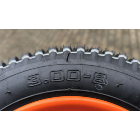 Колесо 3.25/3.00-8 Пневматичне Посилене до тачки вантажопідйомність 200 кг