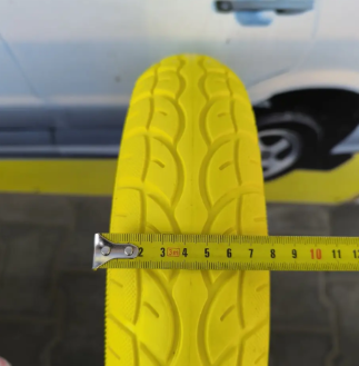 Колесо в зборі 4.80/4.00-8 на тачку з пінополіуретану під вісь 16 мм