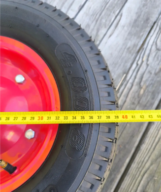 Покришка з камерою 4.00-8 до тачки 8 PR протектор Квадрат