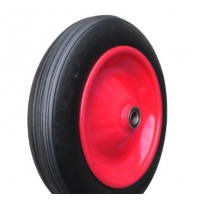 Колесо безкамерне гусматік 300 мм під вісь 20 мм в зборі для візків Аслан 
