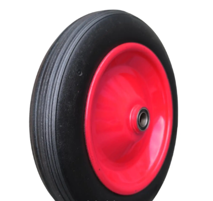 Колесо безкамерне гусматік 300 мм під вісь 20 мм в зборі для візків Аслан 