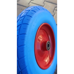 Колесо пінополіуретанове 3.50-8 до тачки під вісь 20 мм Безкамерка