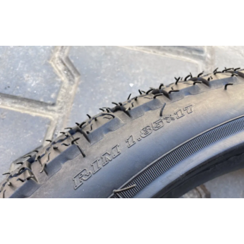 Шина з камерою 2.75-17 трасова 6 PR для мотоцикла Альфа Дельта