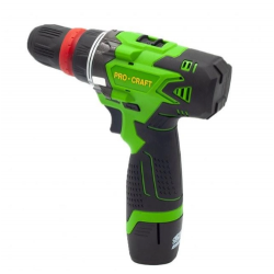 Шуруповерт Procraft Industrial PA-12DFR в кейсі з 2 акумуляторами