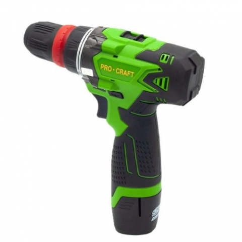 Шуруповерт Procraft Industrial PA-12DFR в кейсі з 2 акумуляторами