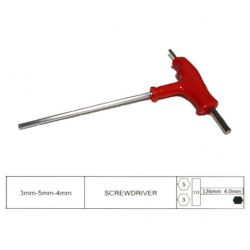 Шестигранний ключ (трійник) 3/5/4 мм