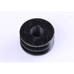 Шків ременя 2 струмка під колінвал діаметр 25 мм (тип 2) - 177F YBX