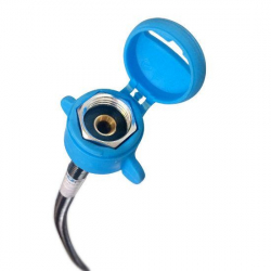 Шланг для змішувача Zegor WKR-ZDM10-080 довгий штуцер M10х1/2" 80 см